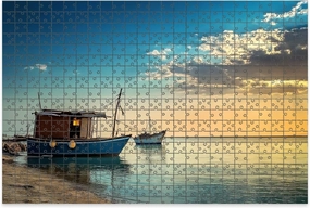1000 Piece Jigsaw Puzzle Game, Colorful Wonderful Morning View Dammam sea Side Large Puzzle Artwork for Adults Teens Challenging Puzzle Game Nights Toy Gift