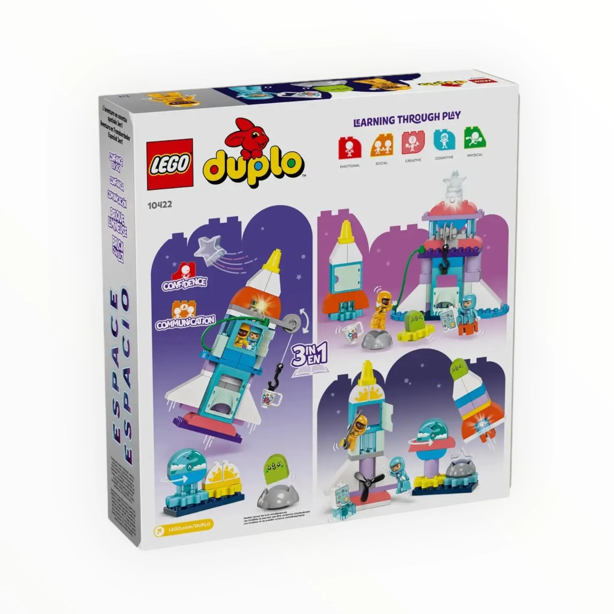 10422 DUPLO 3in1 Space Shuttle Adventure