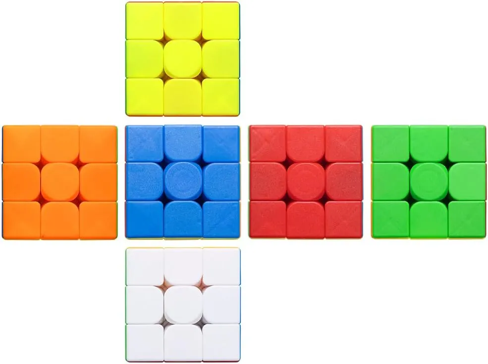 12 Pack Speed Cube Set,Magic Cube for Party Favors 3x3x3 Stickerless Magic Cube Gifts for Kids