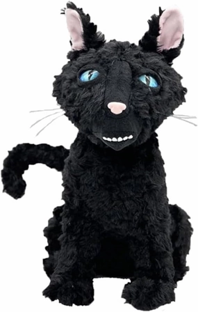 12” Black Cat Plush, Cat Monster Stuffed Animal Pillow Doll Toy, Black Cat Plushies Gift for Fans Kids Girlfriend Birthday Christmas Mother's Day