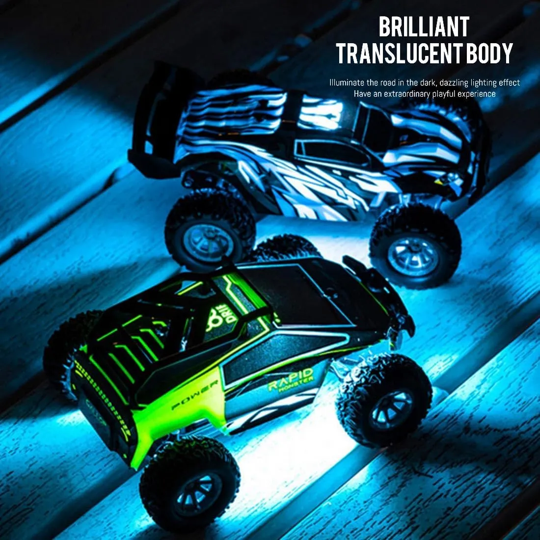 1/32 20KM/H RC High-Speed Off-Road Drift Car, Mini 2.4G Electric Off-Road Vehicle Model, Creative Vehicle Toys for Adults (RTR Version)