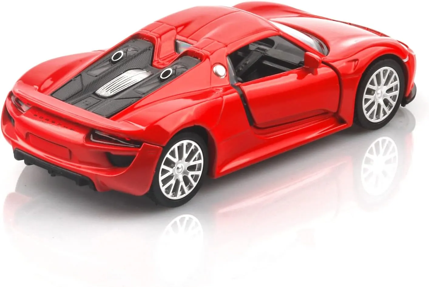 1/36 Scale Porsche 918 Spyde Diecast Model Cars,Pull Back Vehicles Porsche Toy Cars,Cars Gifts for Boys Girls (Red)