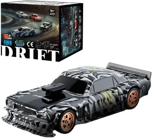 1/43 Scale RC Mini Racing Car, Full Proportional Electric Mini Racing Drift Car Model with Lights Kit (RTR Version)