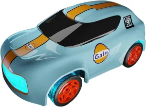 1:64 Mini RC Drift Car, 2.4GHz 4WD Rechargeable High Speed Remote Control Racing Vehicle for Adults, Full-Proportional Desktop RC Cars (RTR/Blue)