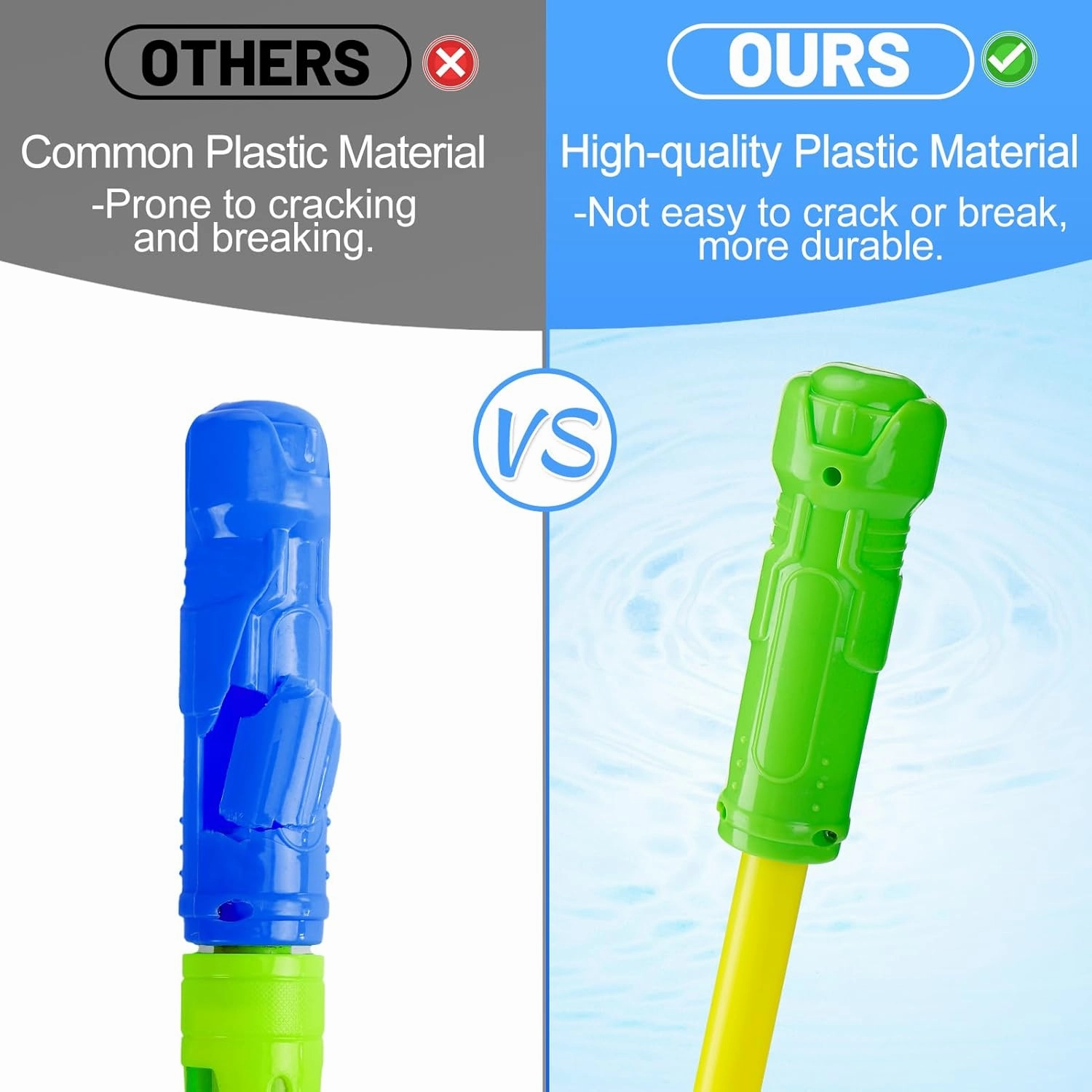 18 Pcs Water Gun -16.5in Bulk Water Soaker Blaster Squirt Gun for Kids Adults, Summer Outdoor Beach Party Games Fighting Play Swimming Pool Toys