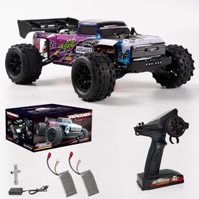 1:14 Brushless RC Car, Fast Max 70 km/h, 4WD All-Terrain 2.4G Remote Control Truck, Oil Shock Absorbers, and All-Metal Powerhouse–Perfect Off-Road Racing for Over 8 Years Kids & Adults