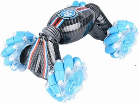 1:16 Gesture Remote Control Car,2.4G Induction Twisting Car, Toy Car, Deformed Car, Double-Sided Driving and Long-Lasting Battery Life, Cool Lights, Drifting Car