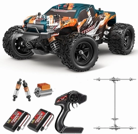1:20 Scale 4WD Off-Road High-Speed RC Car Truck, 25 MPH, w/Rechargeable Batteries, Waterproof, Brushed 380 Motor
