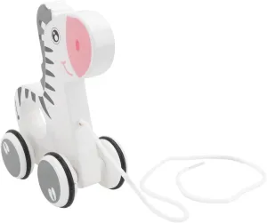1Pc Cartoon Pull Along for Adorable Zebra Trailer for Birthday Engaging Spark Imagination Safe