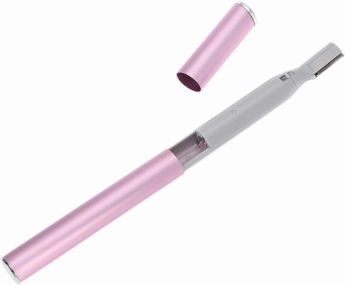 2sets Rechargeable Eyebrow Trimmer Electric Razor Hair Removal Device for Women Ladies Portable Eyebrow Razor Shaver Cut Blading 2pcs*2