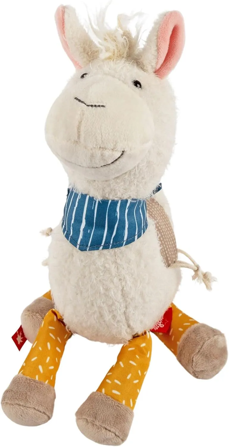 43239 Soft Toy Lama Patchwork Sweety, Yellow, for Girls and Boys from 0 to 8 Years