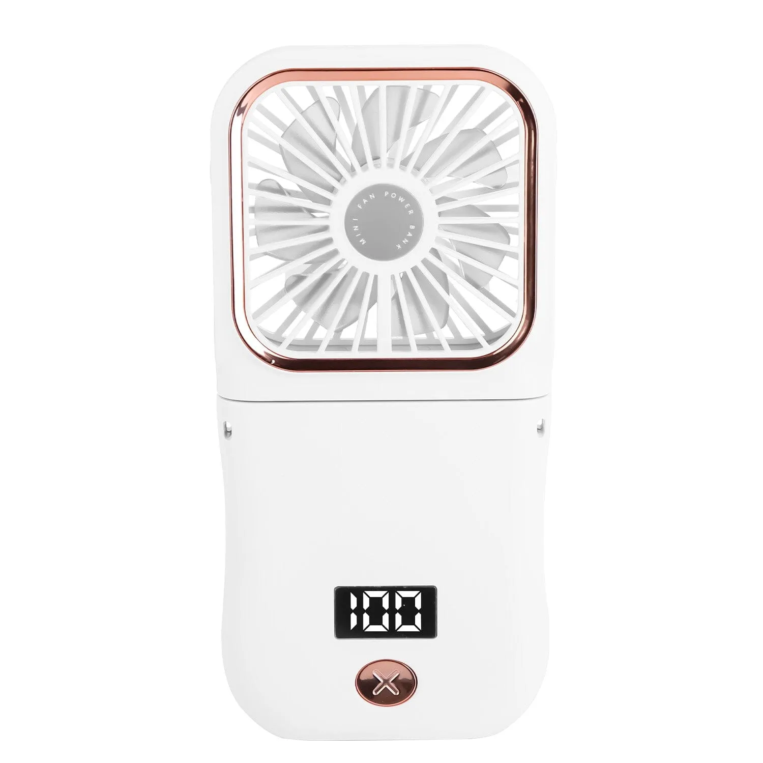 5-in-1 Folding Rechargeable Hands Free Mini Fan