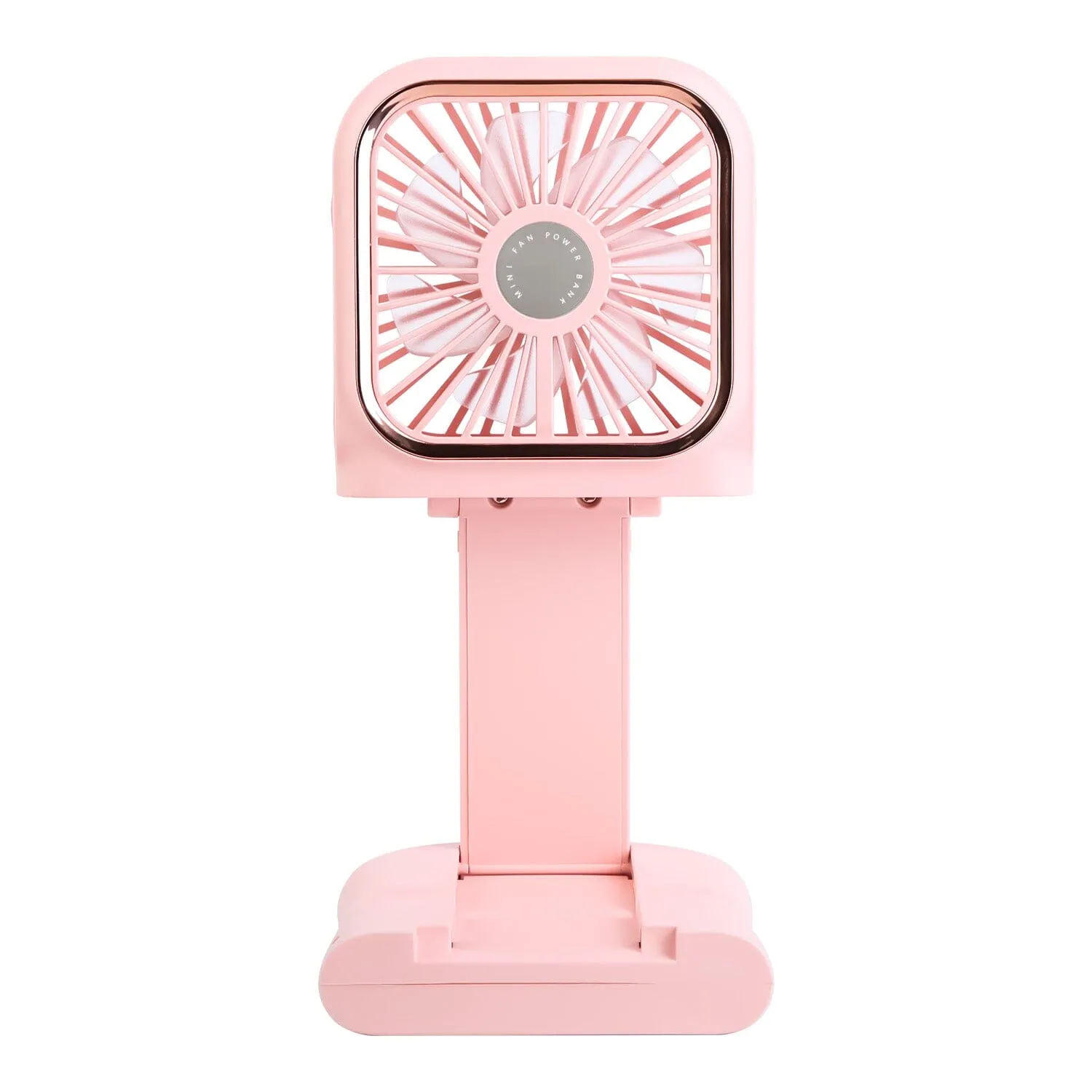 5-in-1 Folding Rechargeable Hands Free Mini Fan