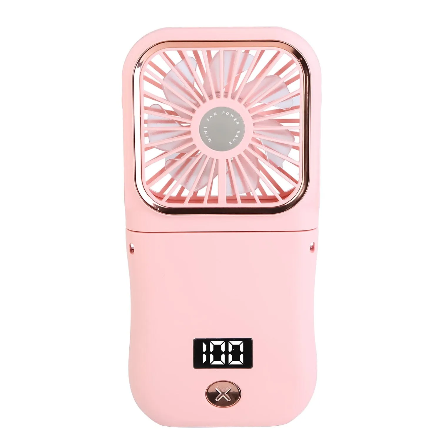 5-in-1 Folding Rechargeable Hands Free Mini Fan