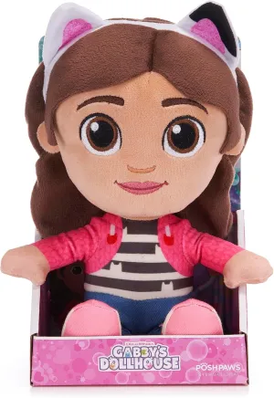 50101 Dollhouse 25cm (10-inches) Gabby Character Soft Plush Toy, Multi