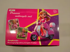 75 Pcs Doll and Scooter Set, Doll Clothes and Accessories, Doll Playset Dress up Toys for Girls Kids Toddlers, Gift Toys for Age 3 4 5 6 7 8