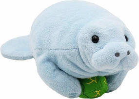 7inch Simulation Manatee Plush Toy Lifelike Sea Cow Stuffed Animal Doll