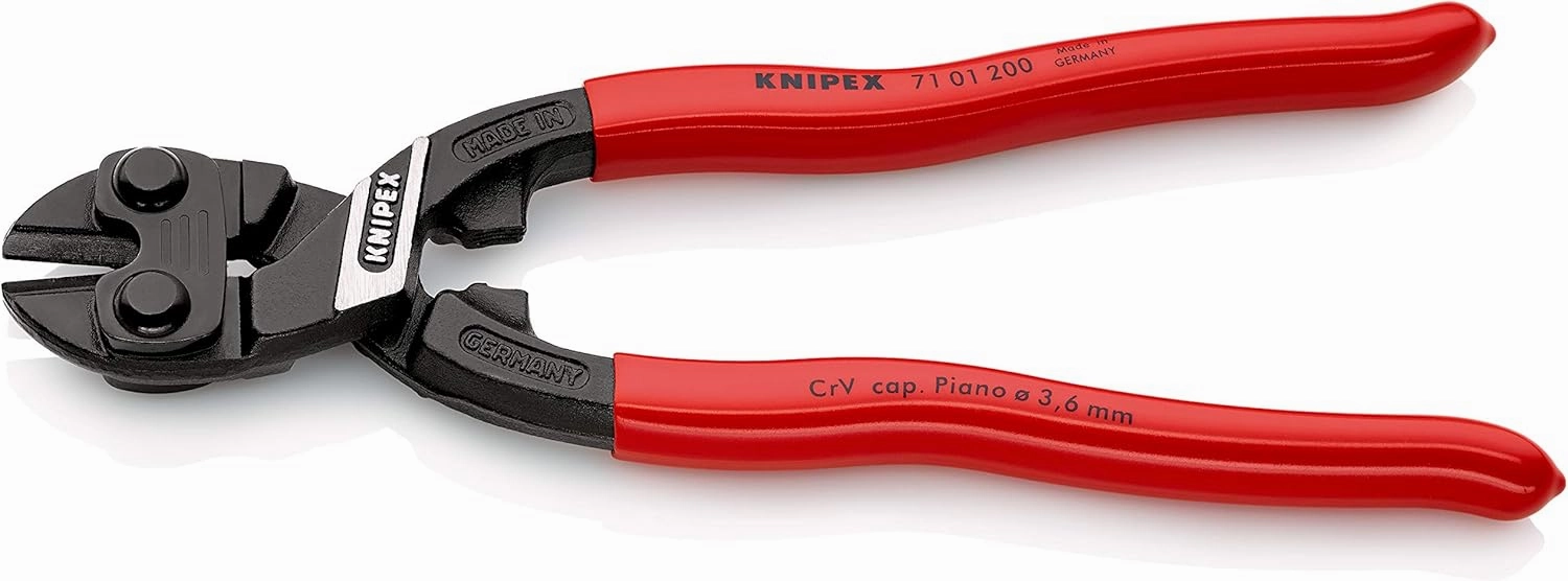 8" Compact Bolt and Wire Hard Wire Cutter