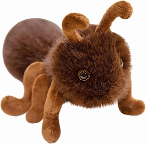 9" Realistic Brown Ant Stuffed Animal - Insect Plush, Ant Toy, Soft and Squishy, for Kids, and Collectors, Home Decor