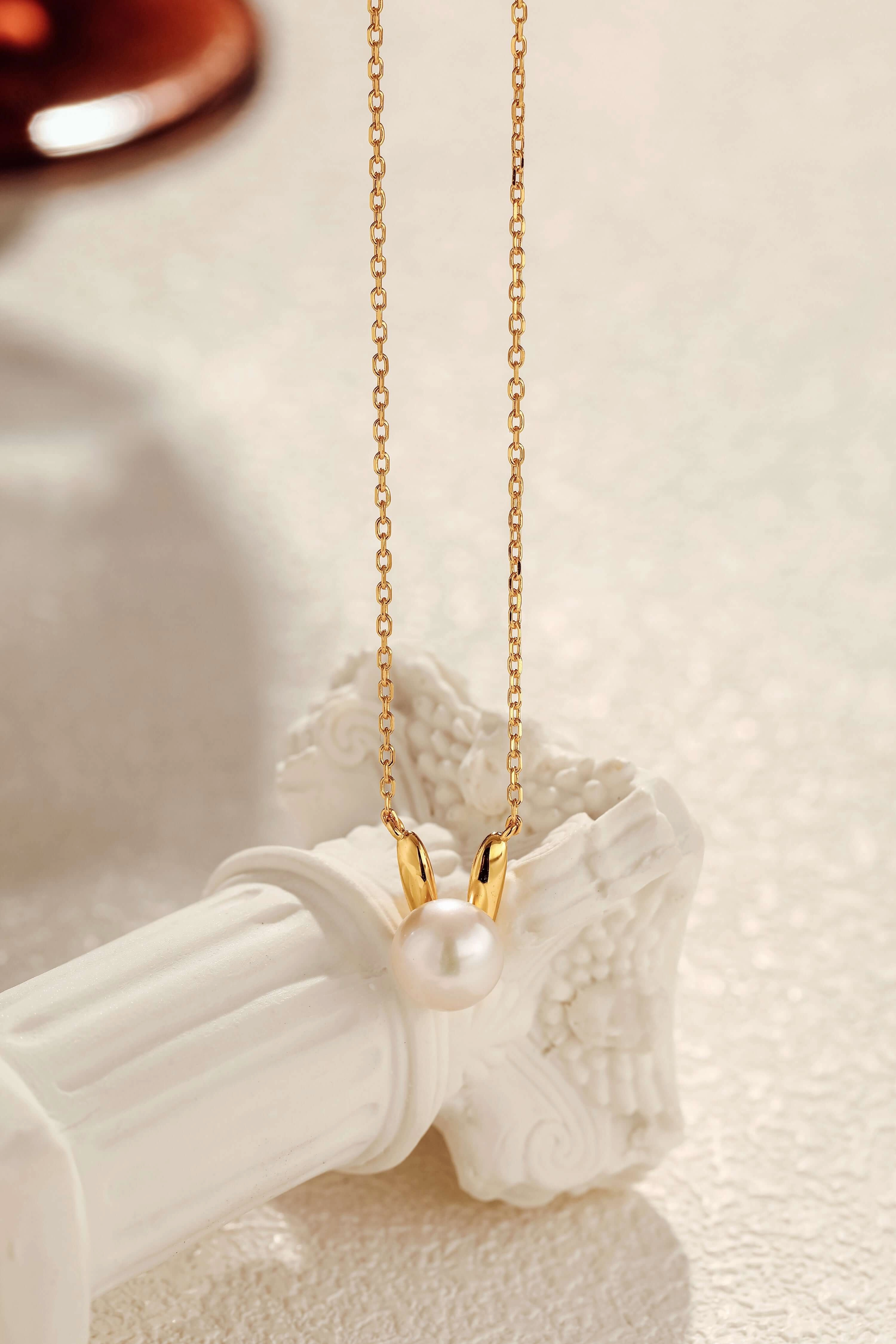 「Bunny」Freshwater Pearl Necklace