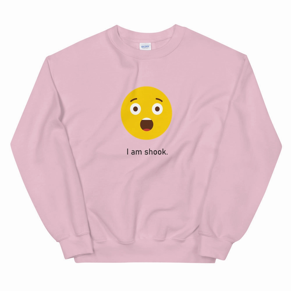 "I am Shook" Unisex Emoji Sweatshirt