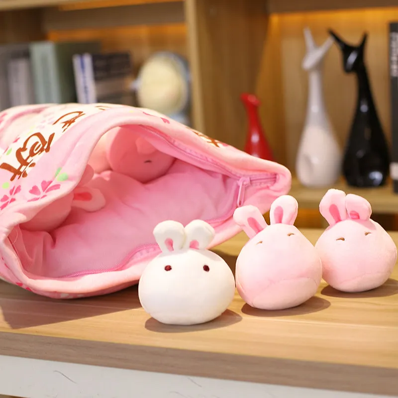 A Bag of Kawaii Bunny Rabbit Plush