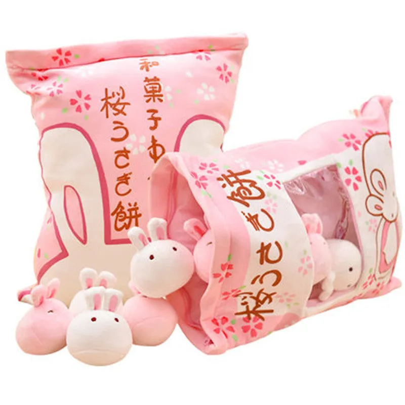 A Bag of Kawaii Bunny Rabbit Plush