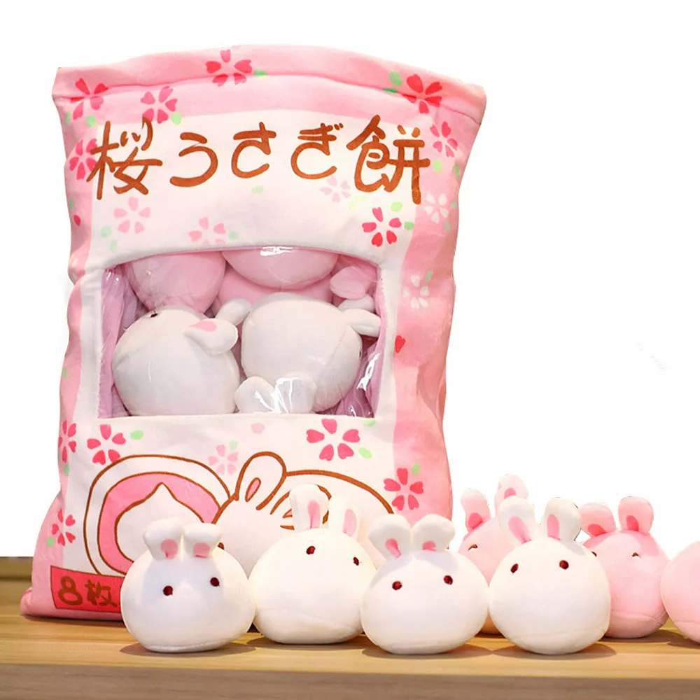 A Bag of Kawaii Bunny Rabbit Plush