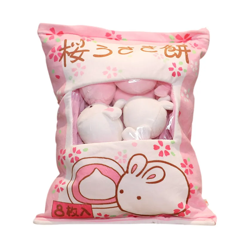 A Bag of Kawaii Bunny Rabbit Plush
