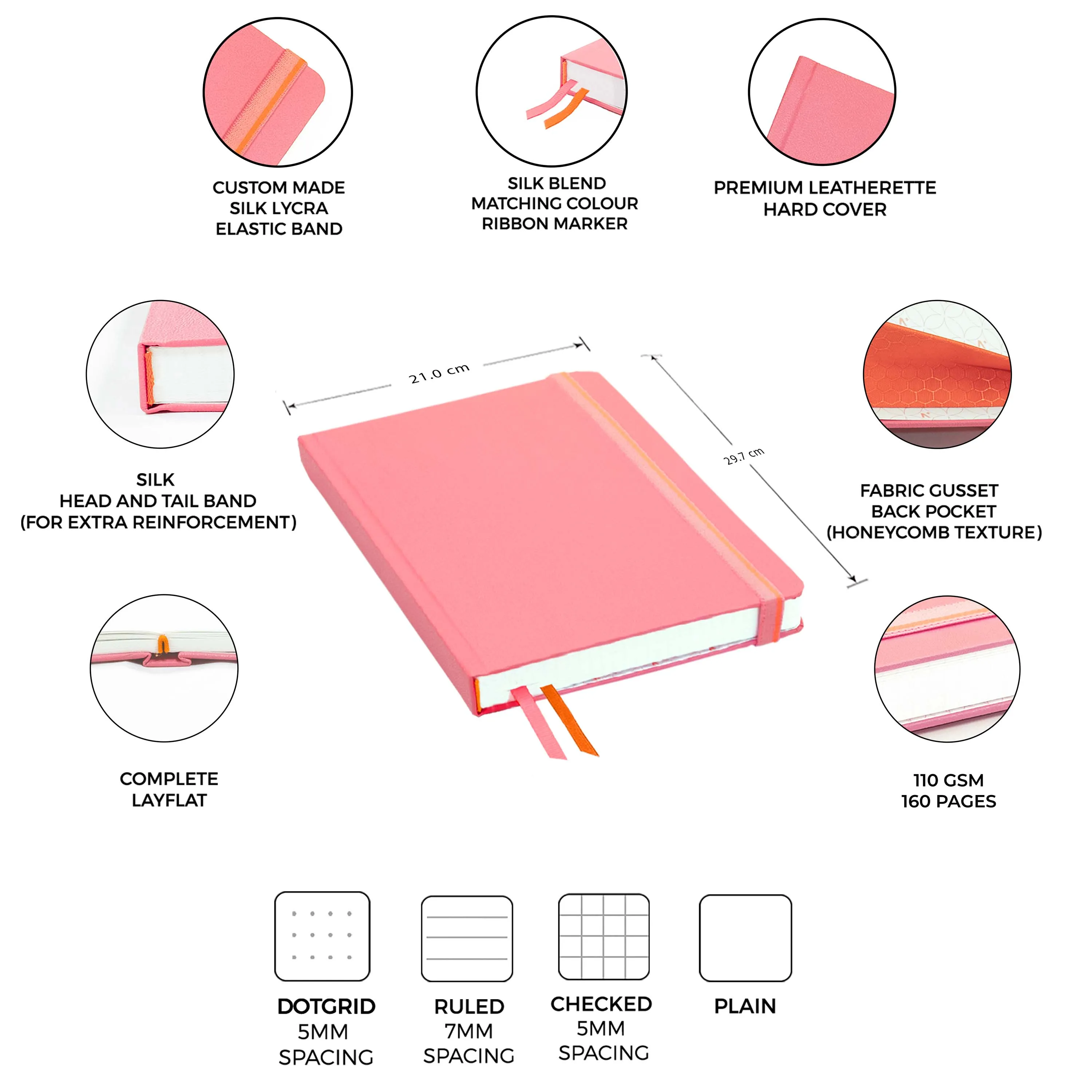 A4 - CLASSIC NOTEBOOK - HARDCOVER