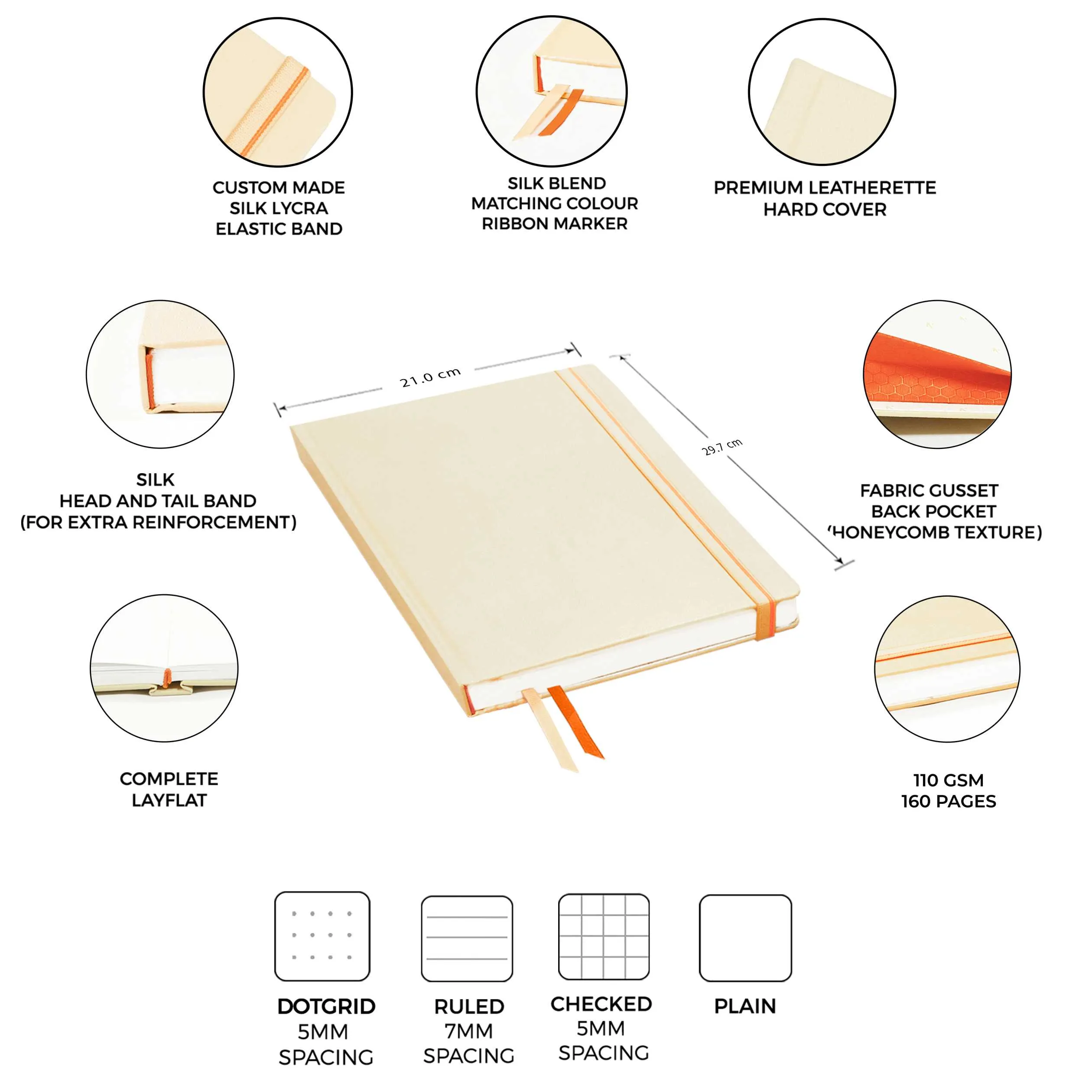 A4 - CLASSIC NOTEBOOK - HARDCOVER