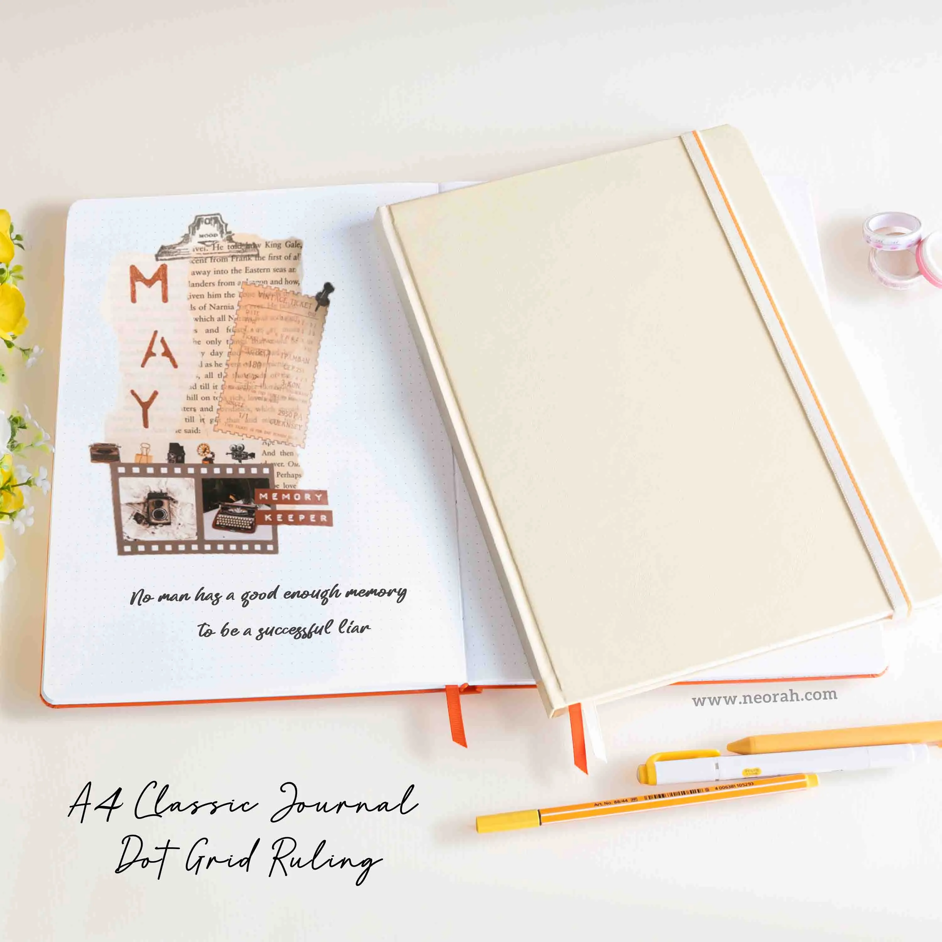 A4 - CLASSIC NOTEBOOK - HARDCOVER
