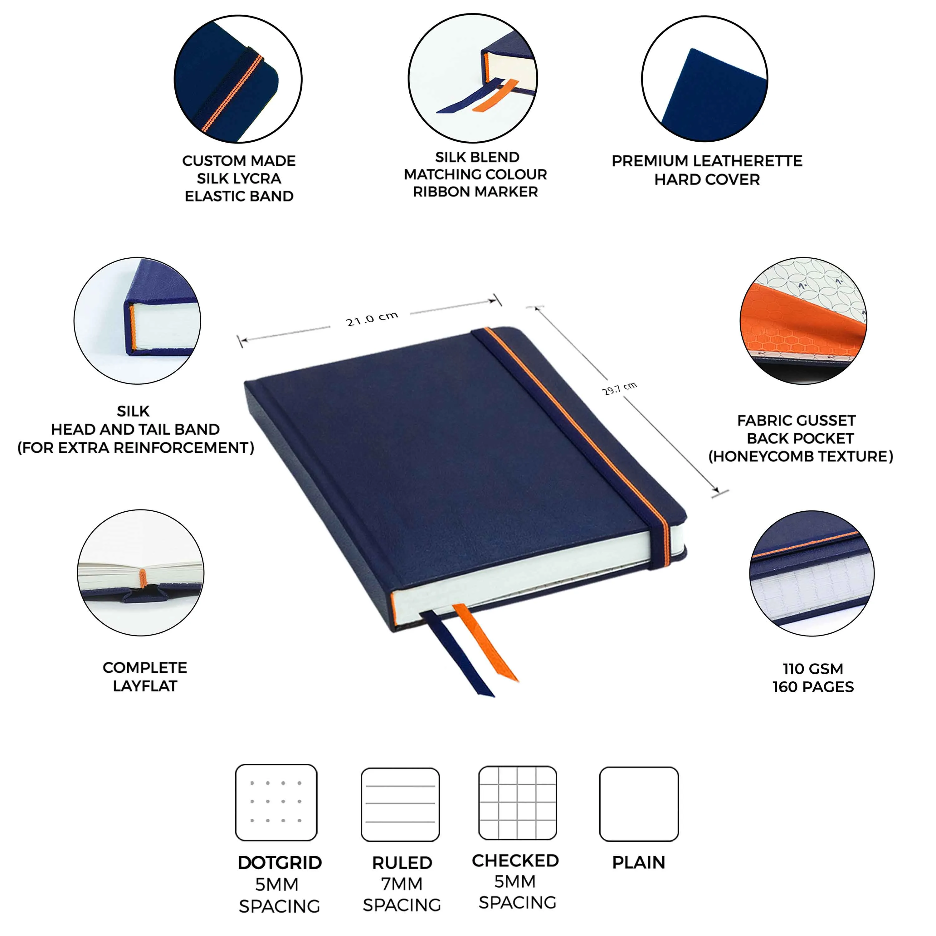 A4 - CLASSIC NOTEBOOK - HARDCOVER