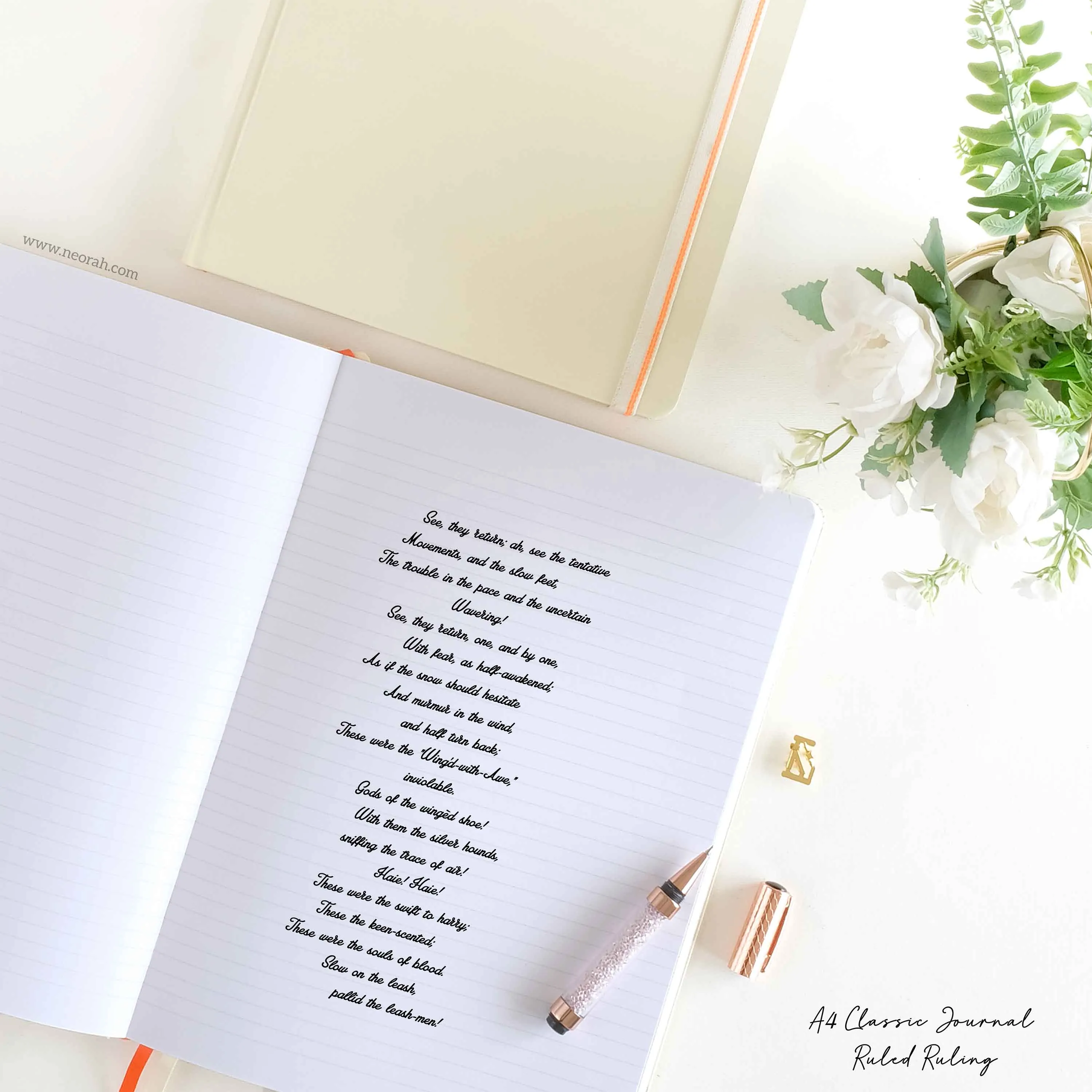 A4 - CLASSIC NOTEBOOK - HARDCOVER