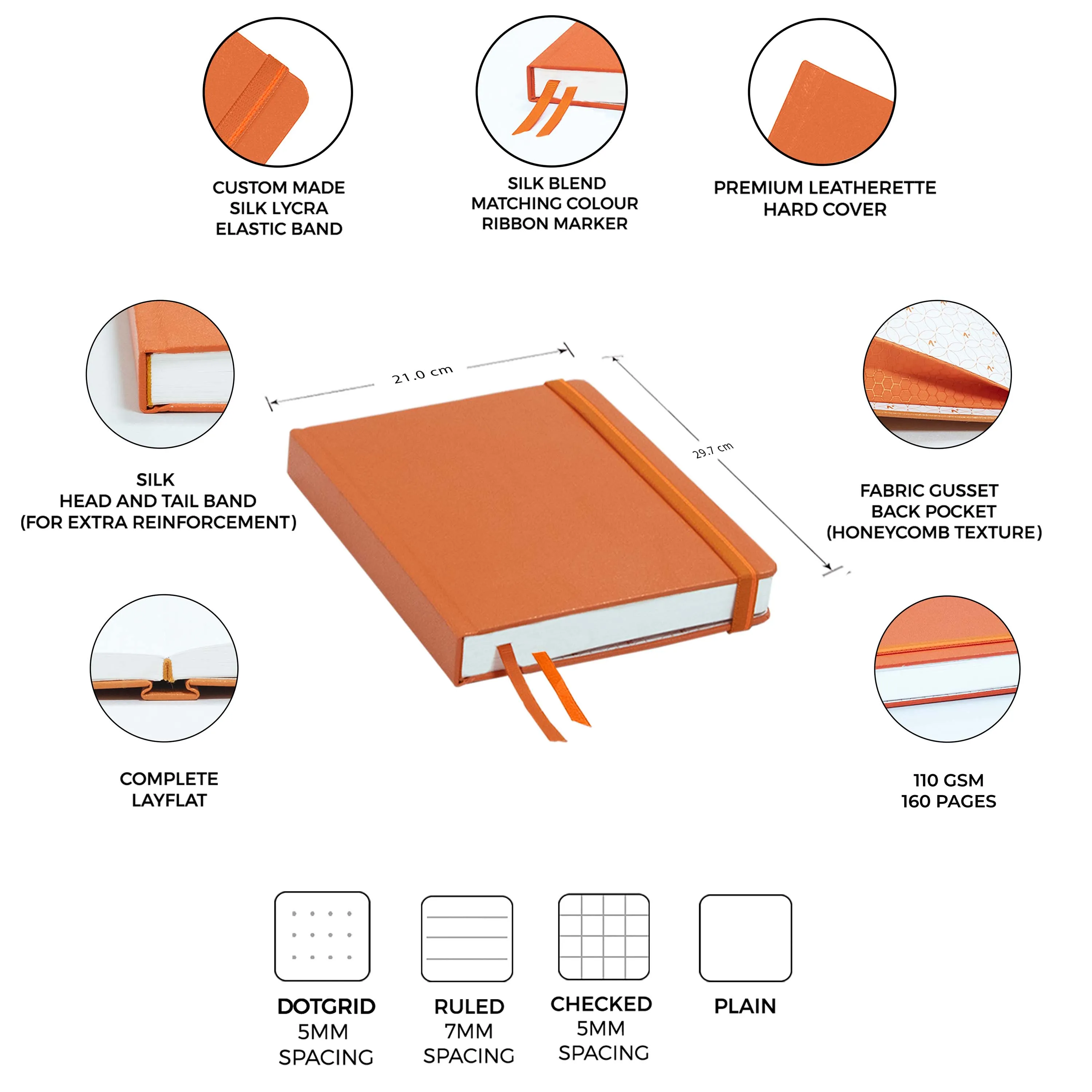 A4 - CLASSIC NOTEBOOK - HARDCOVER