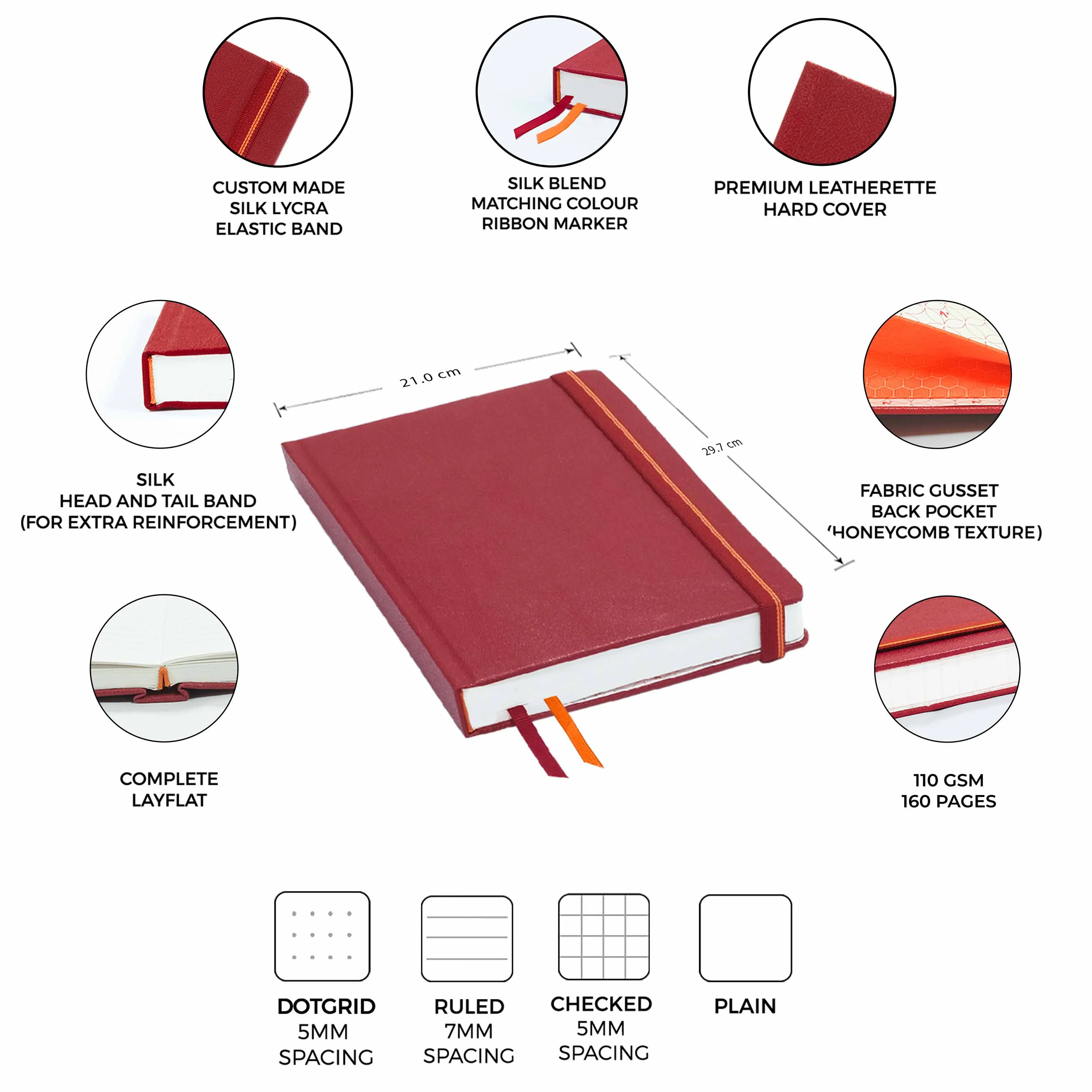 A4 - CLASSIC NOTEBOOK - HARDCOVER