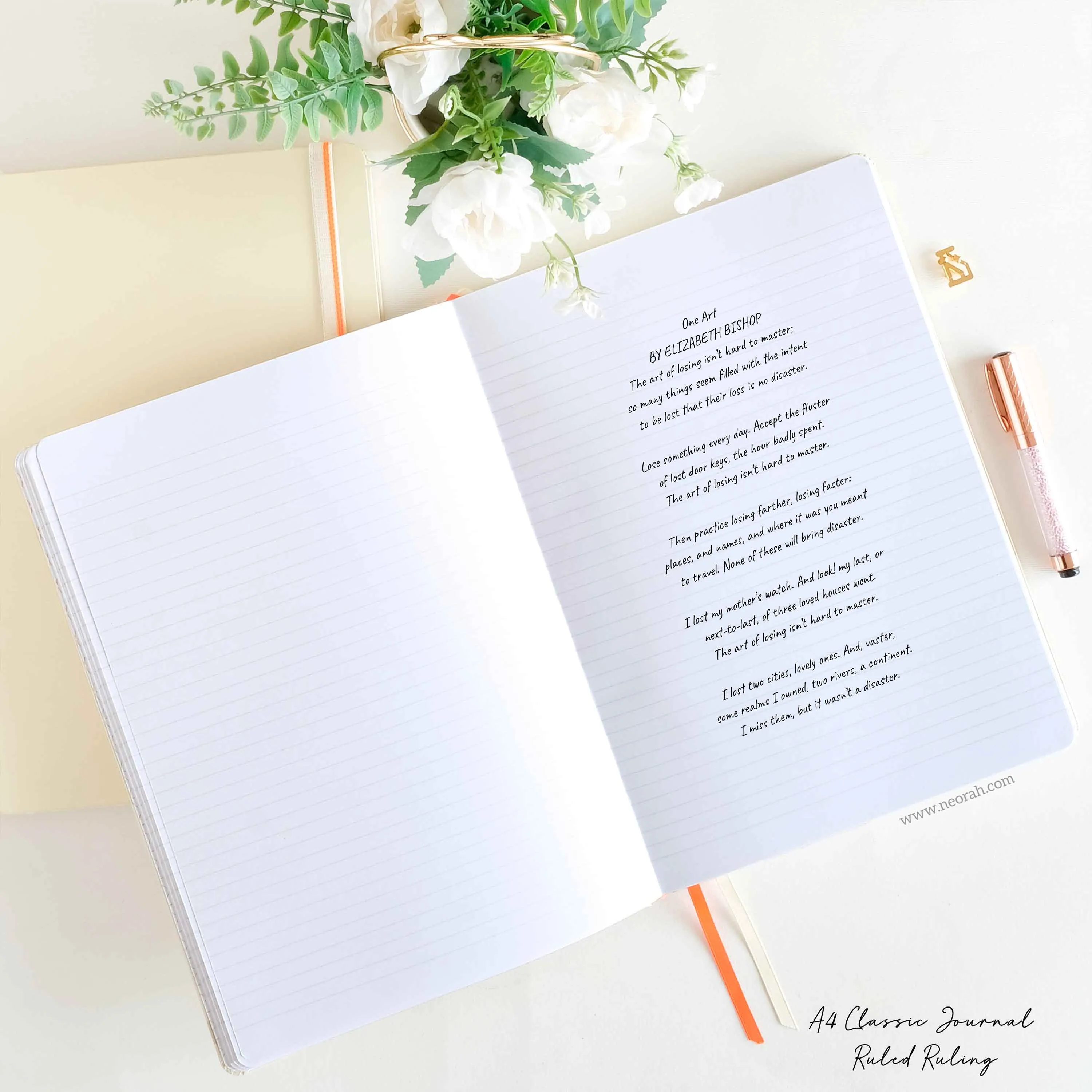 A4 - CLASSIC NOTEBOOK - HARDCOVER