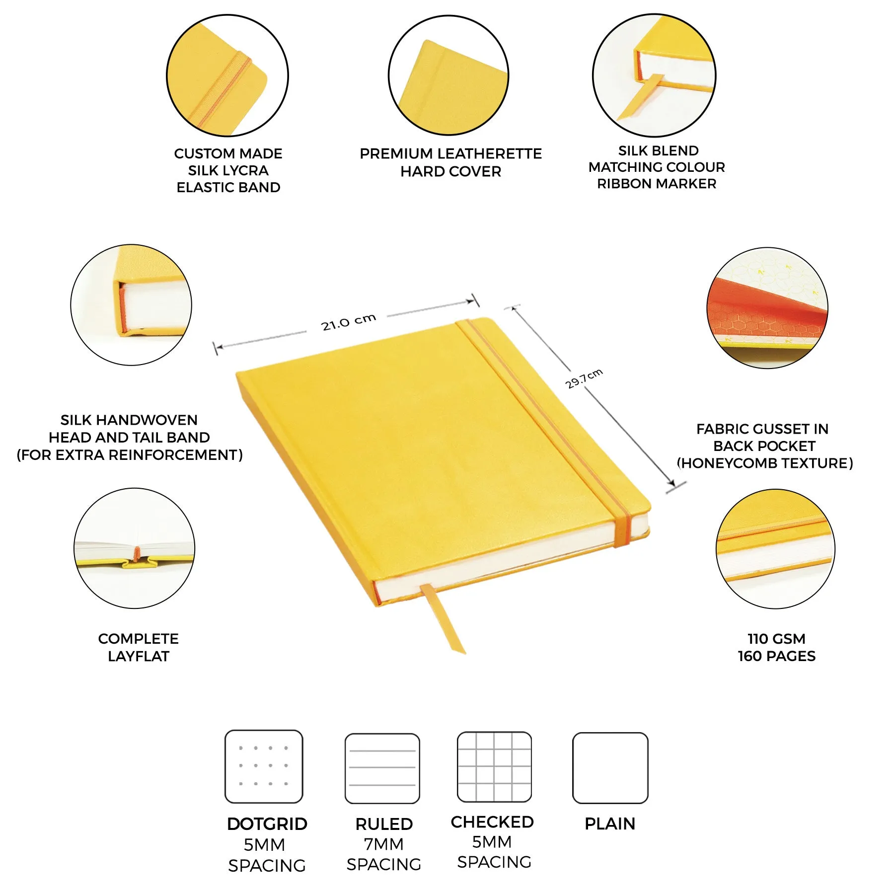 A4 - CLASSIC NOTEBOOK - HARDCOVER