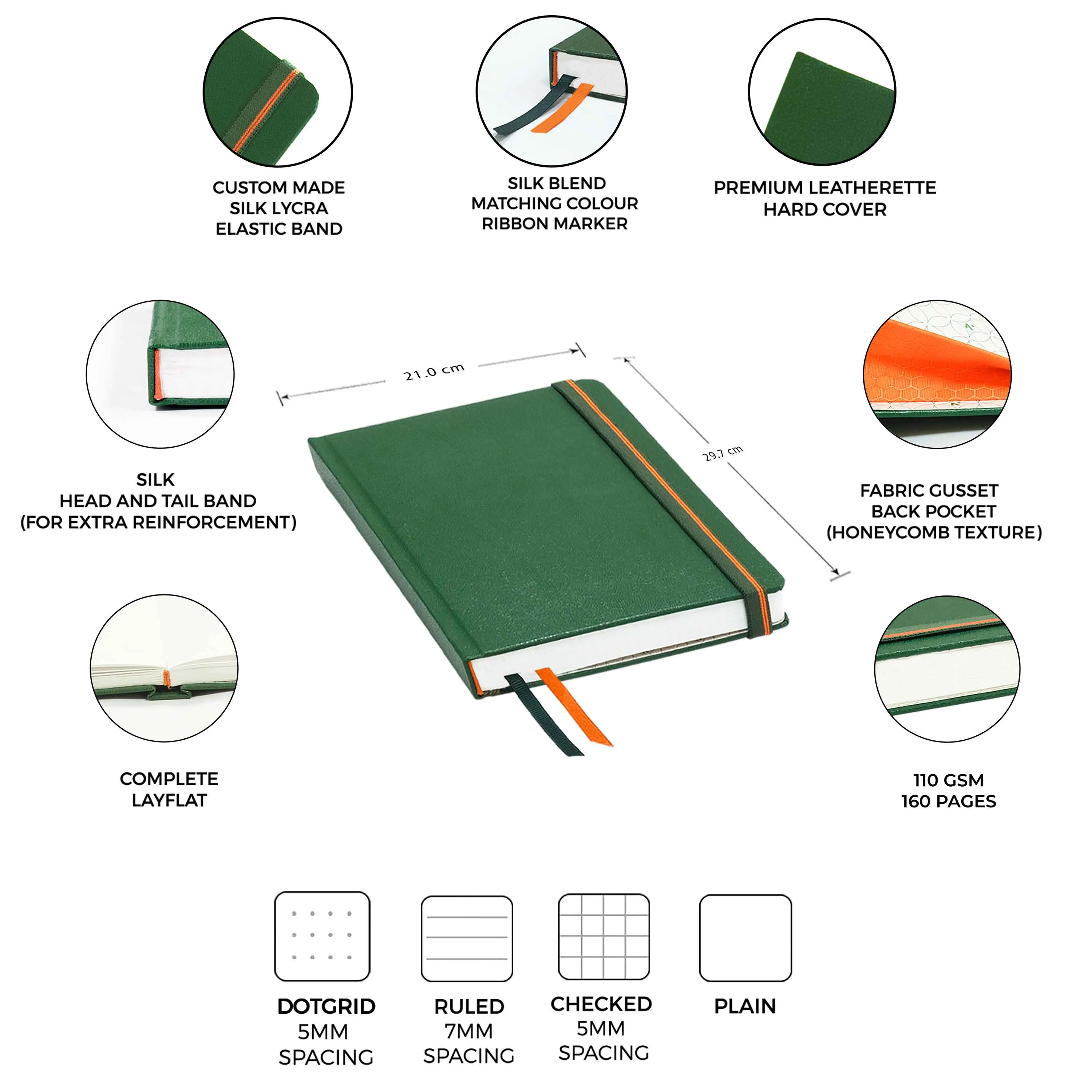 A4 - CLASSIC NOTEBOOK - HARDCOVER