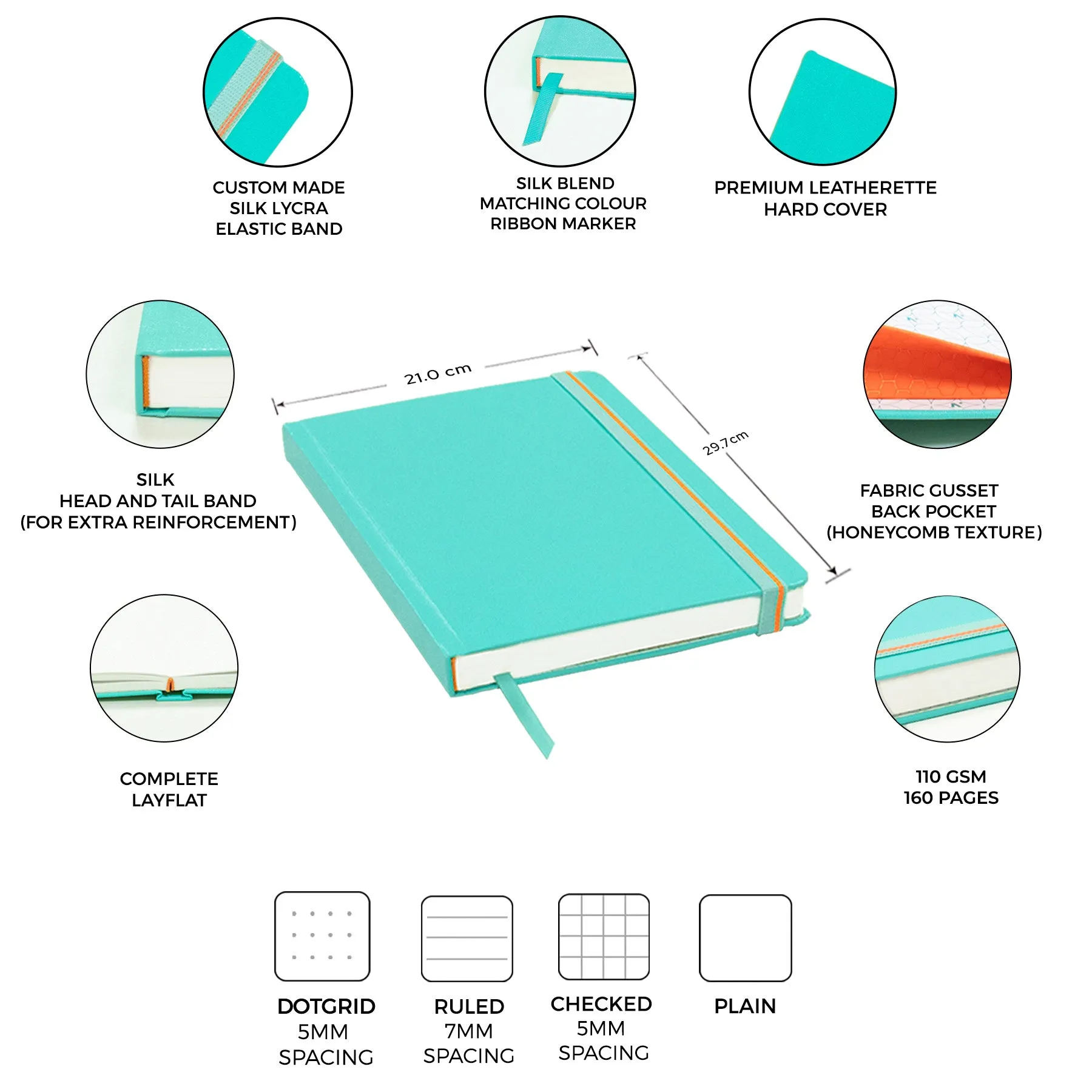 A4 - CLASSIC NOTEBOOK - HARDCOVER