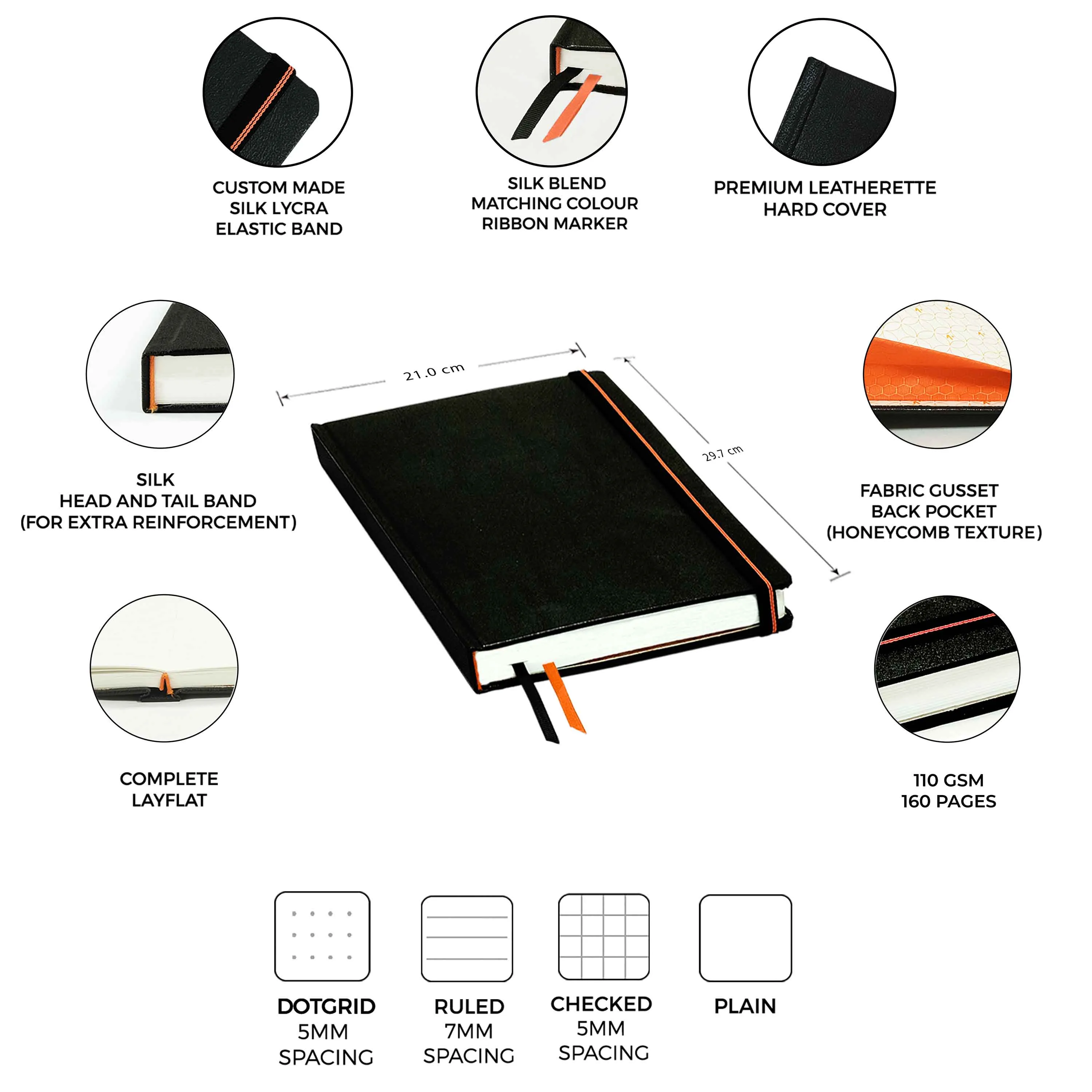 A4 - CLASSIC NOTEBOOK - HARDCOVER