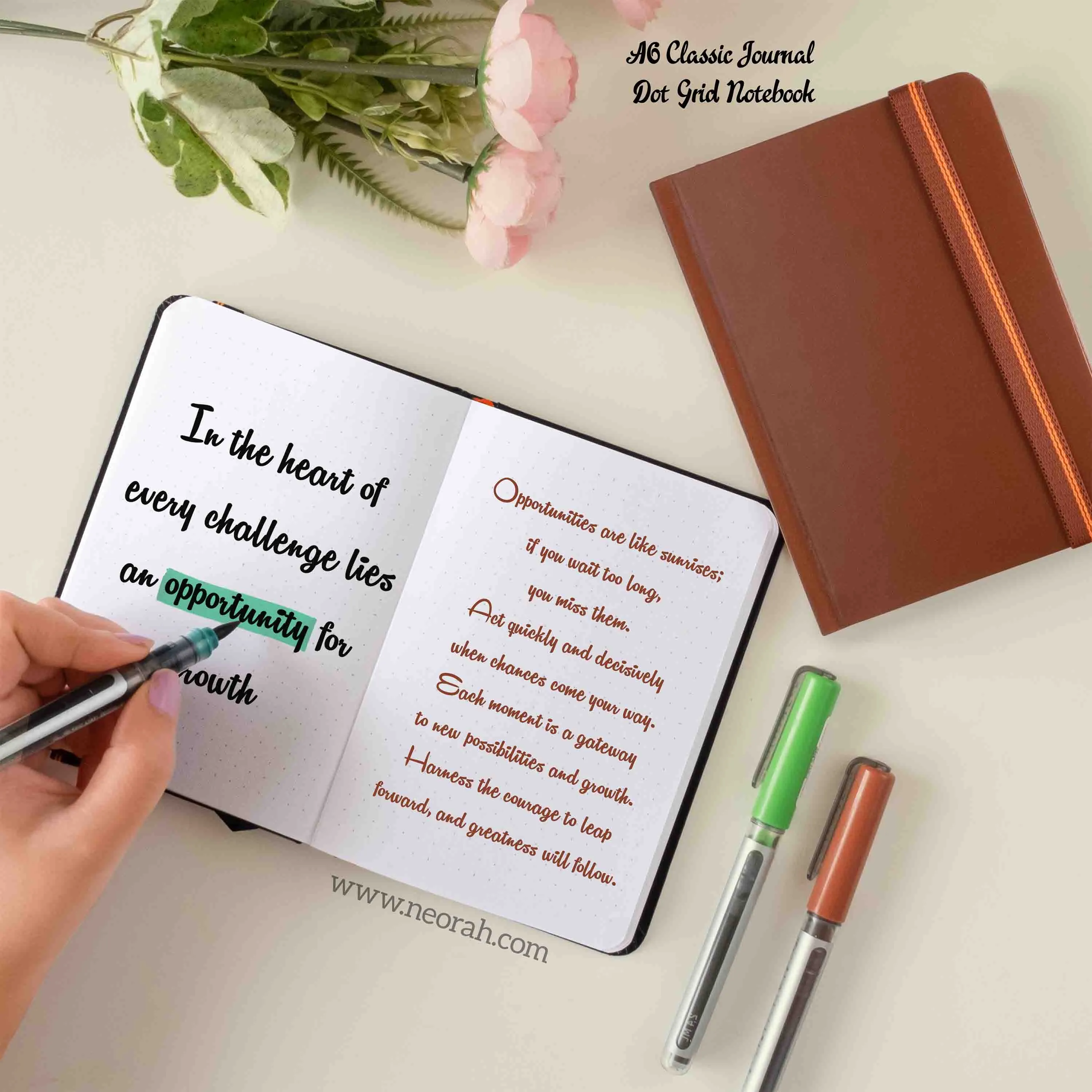 A6 - CLASSIC NOTEBOOK - HARDCOVER