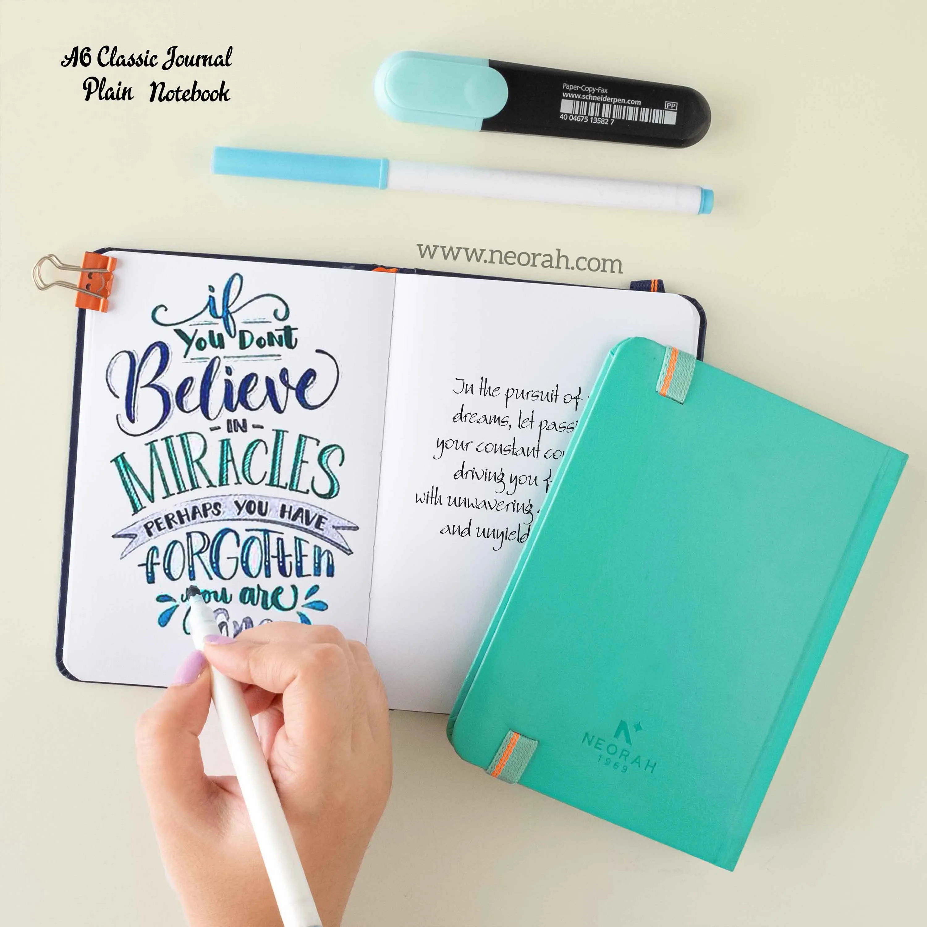 A6 - CLASSIC NOTEBOOK - HARDCOVER