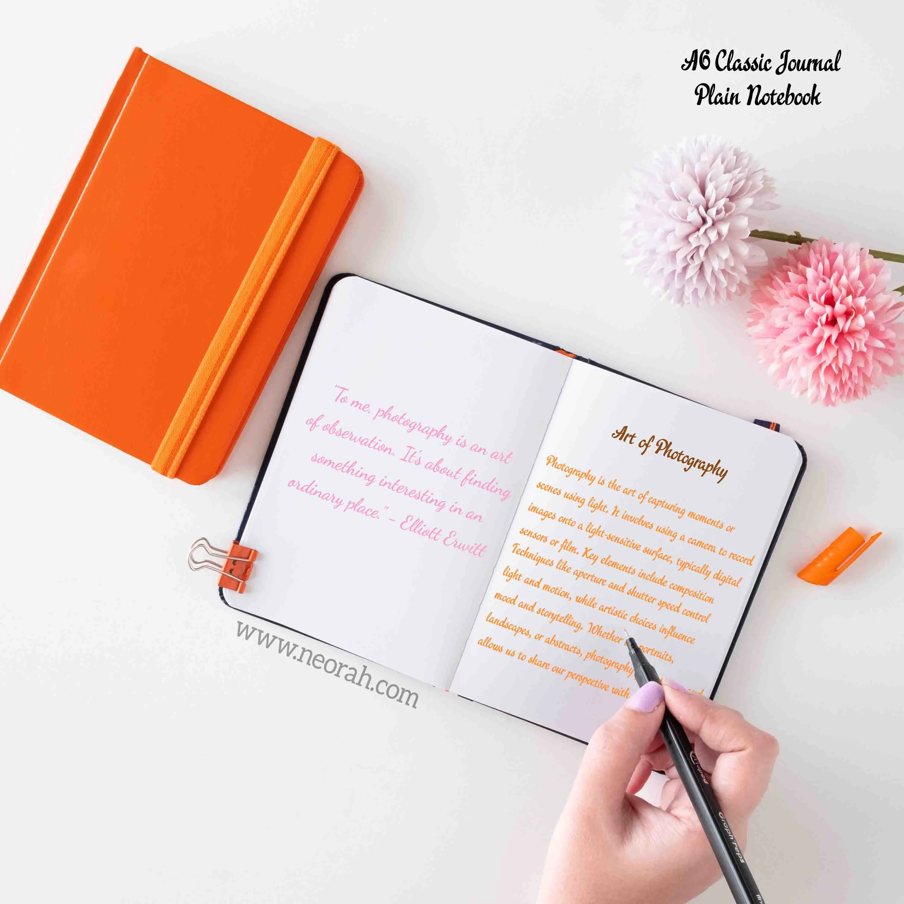 A6 - CLASSIC NOTEBOOK - HARDCOVER