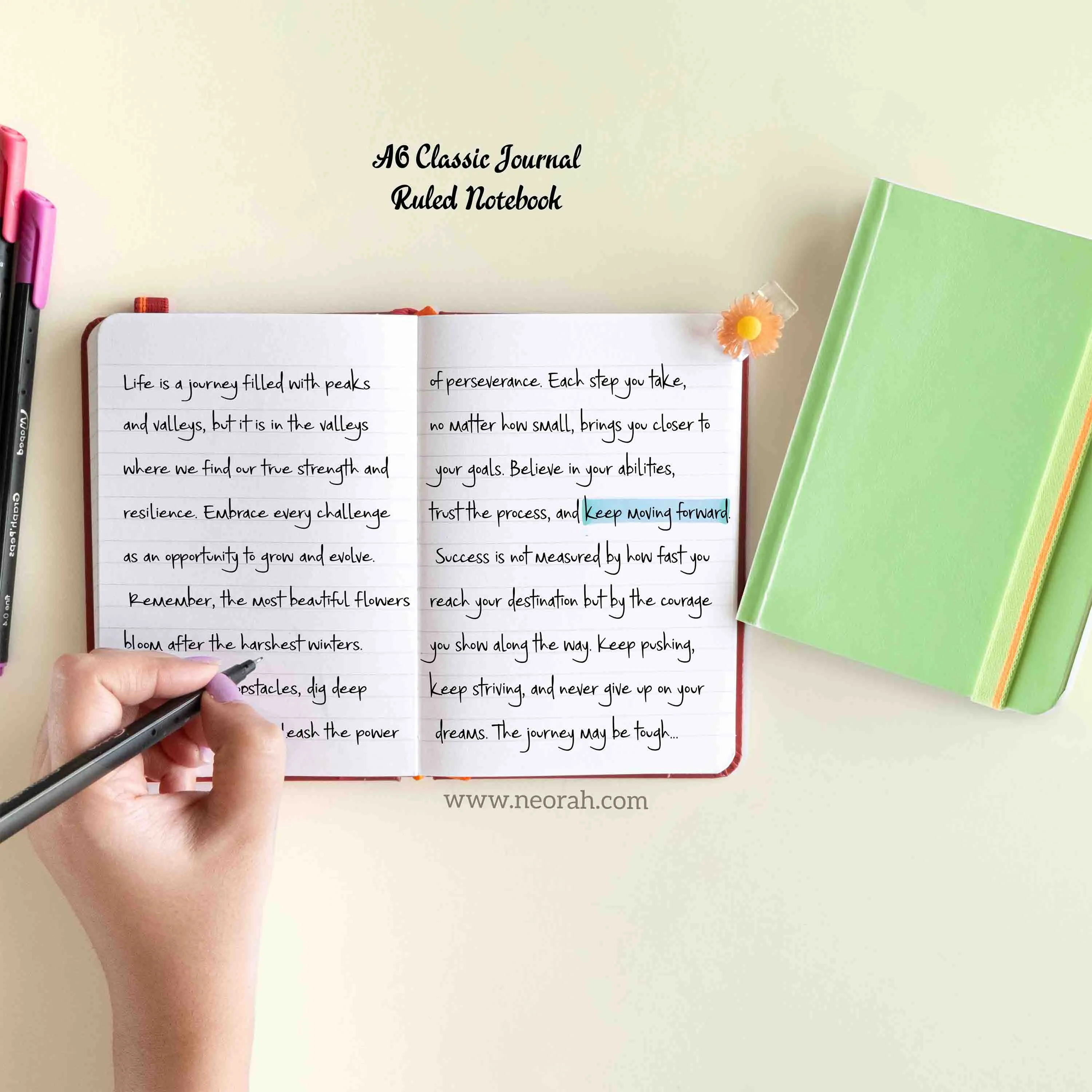 A6 - CLASSIC NOTEBOOK - HARDCOVER