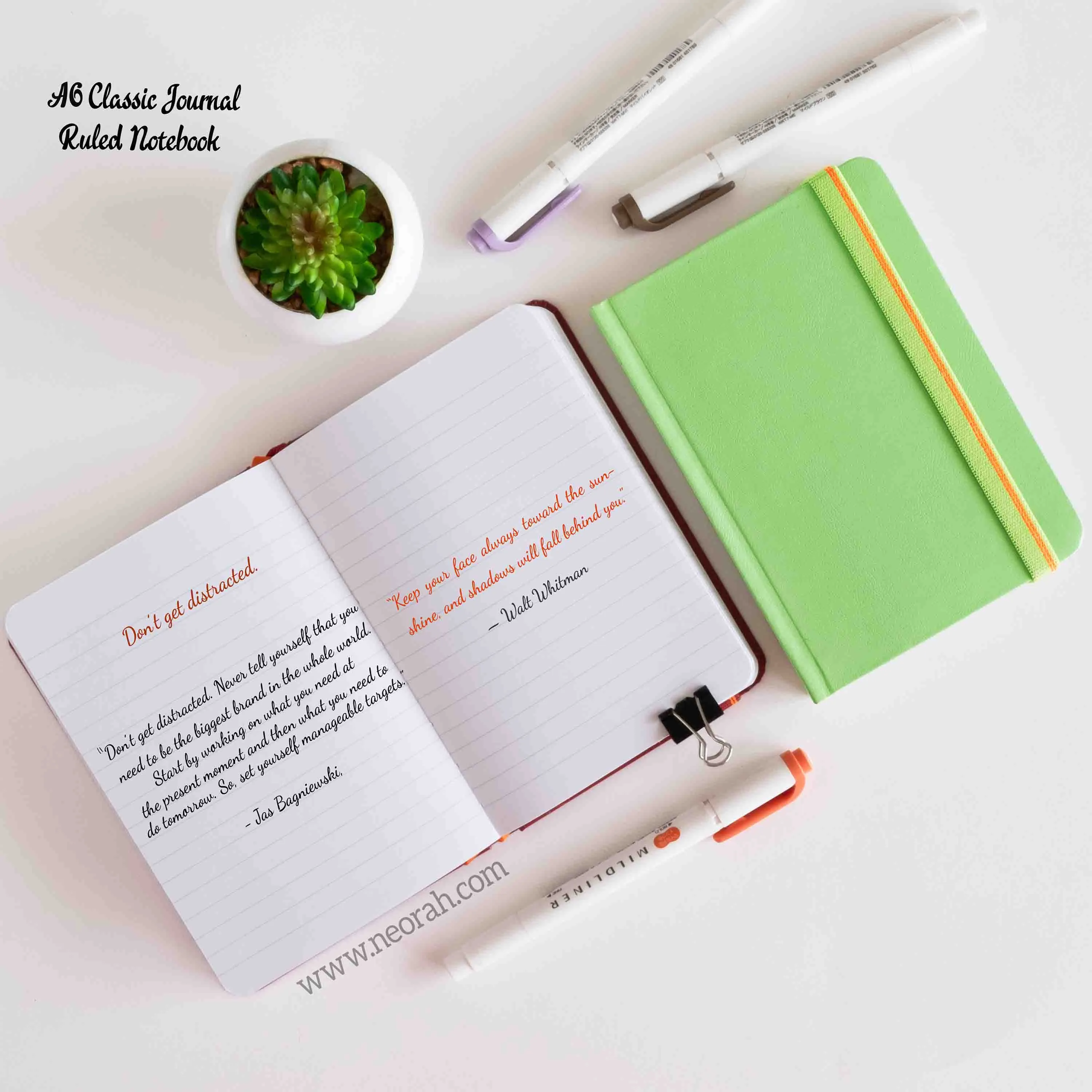 A6 - CLASSIC NOTEBOOK - HARDCOVER