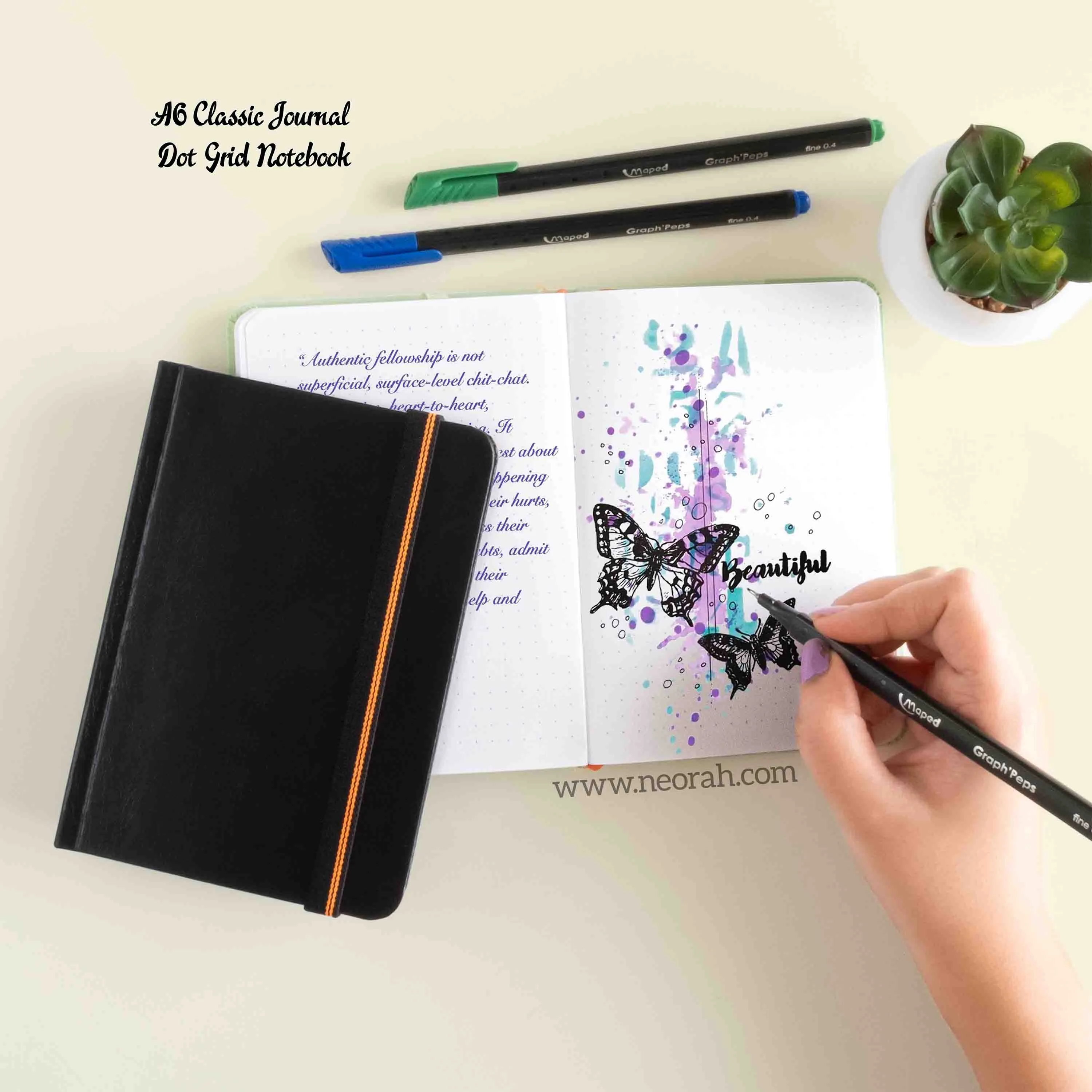 A6 - CLASSIC NOTEBOOK - HARDCOVER