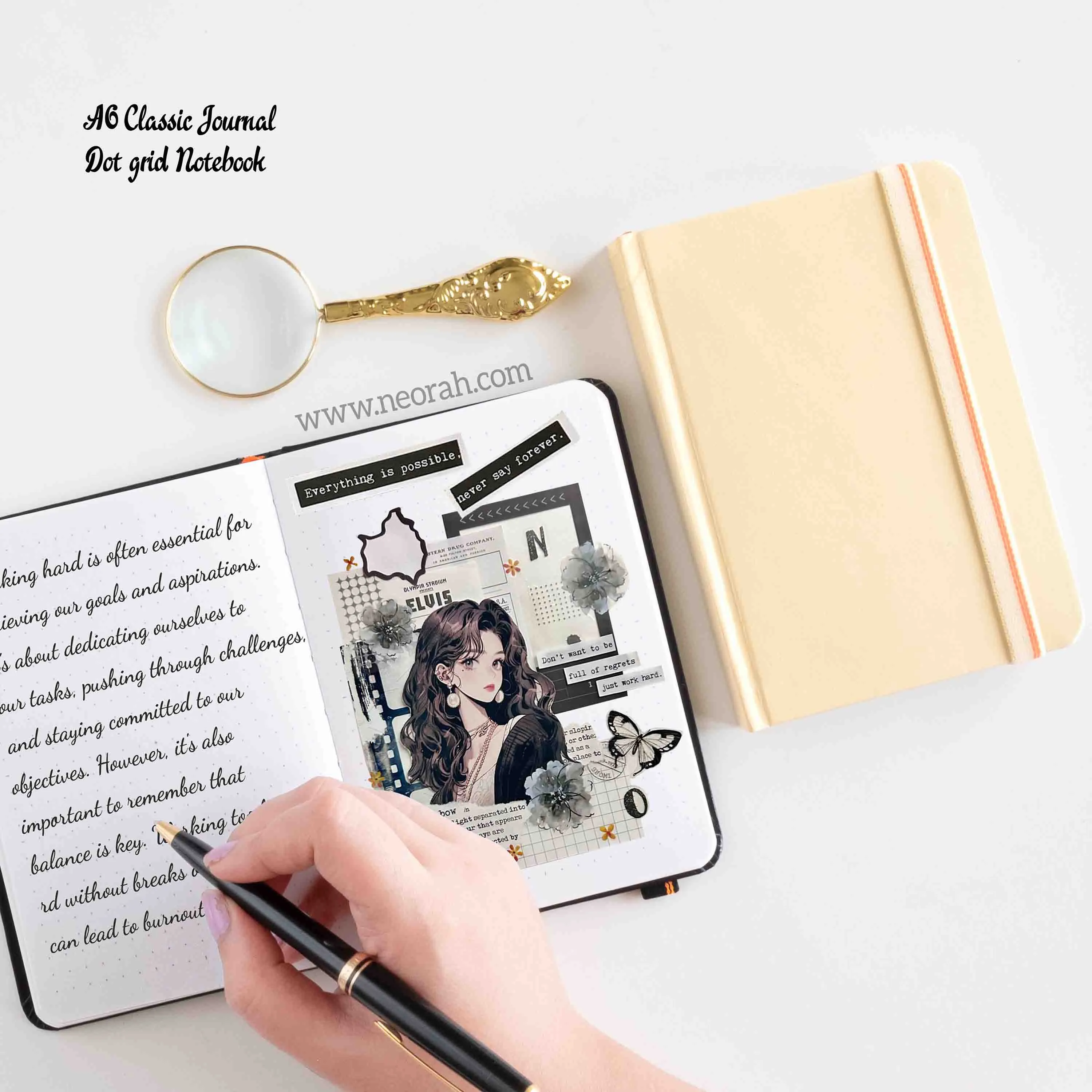 A6 - CLASSIC NOTEBOOK - HARDCOVER