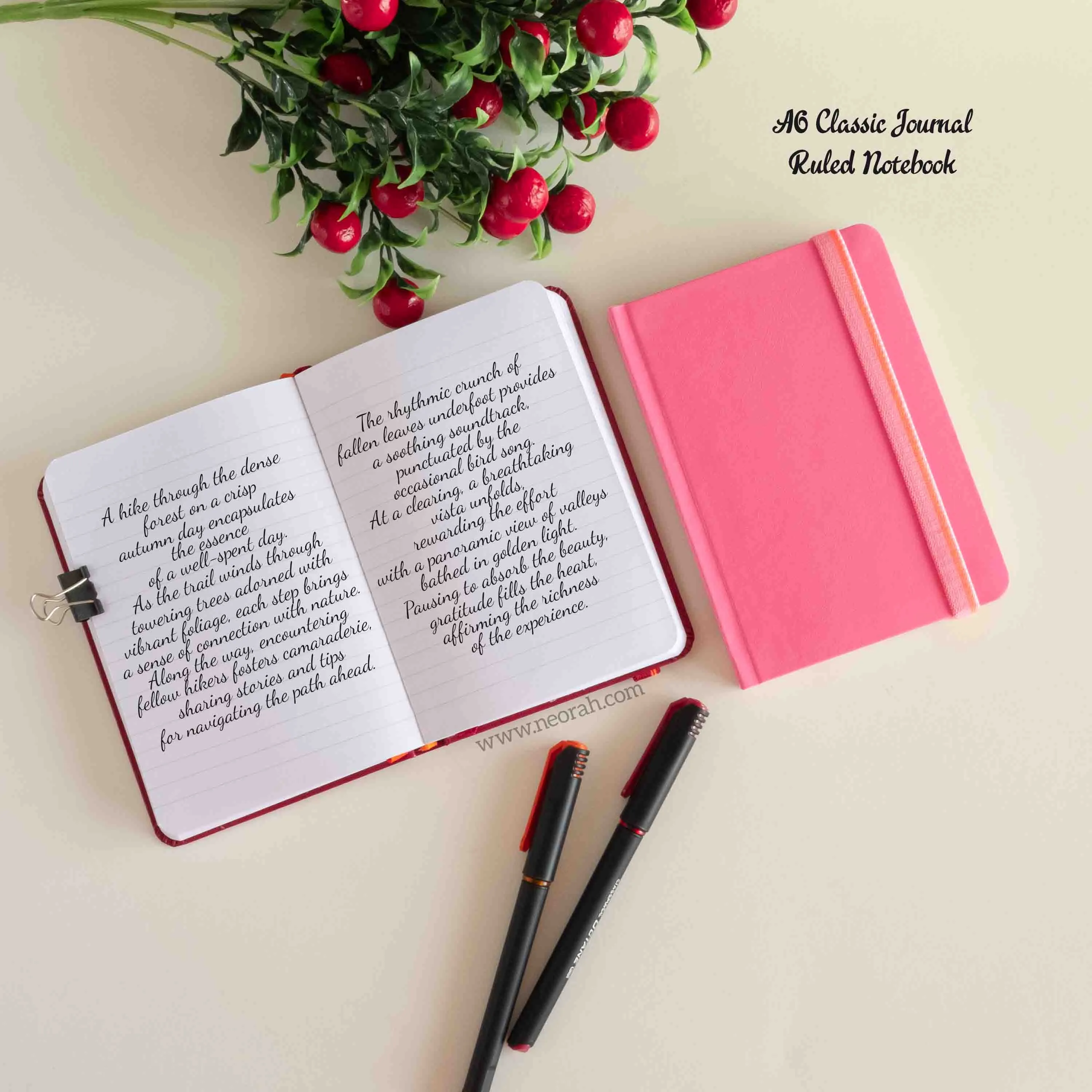 A6 - CLASSIC NOTEBOOK - HARDCOVER