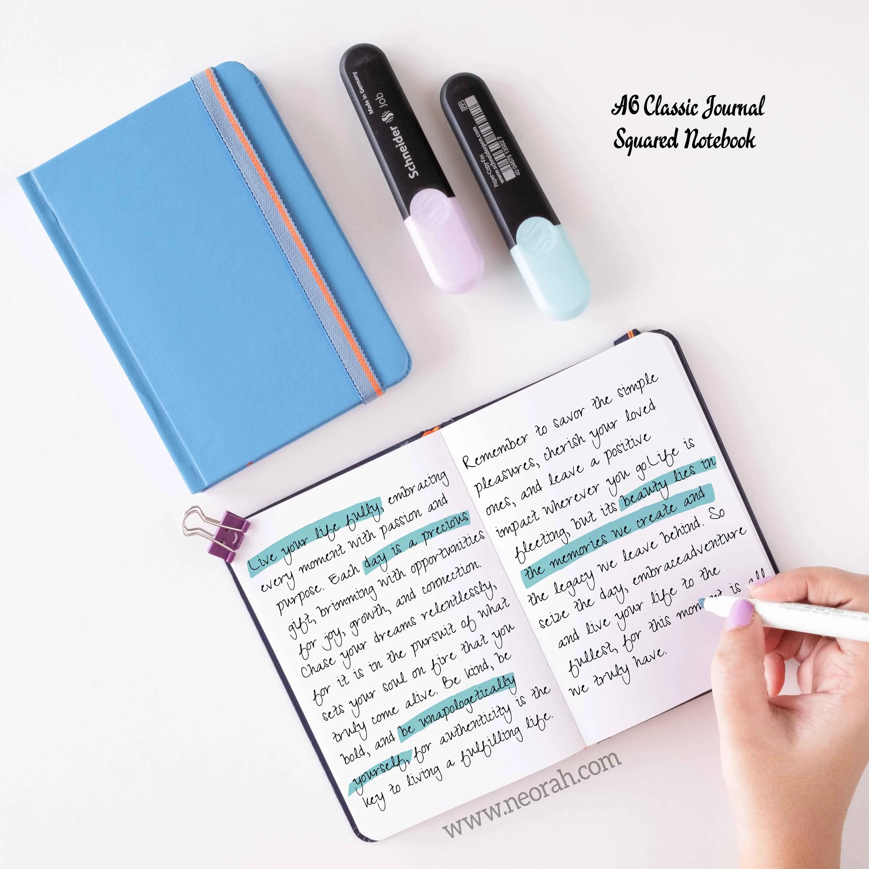 A6 - CLASSIC NOTEBOOK - HARDCOVER